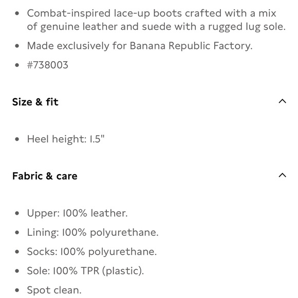 BANANA REPUBLIC•suede leather hiker combat lace up boots 7.5 NIB - Picture 4 of 6